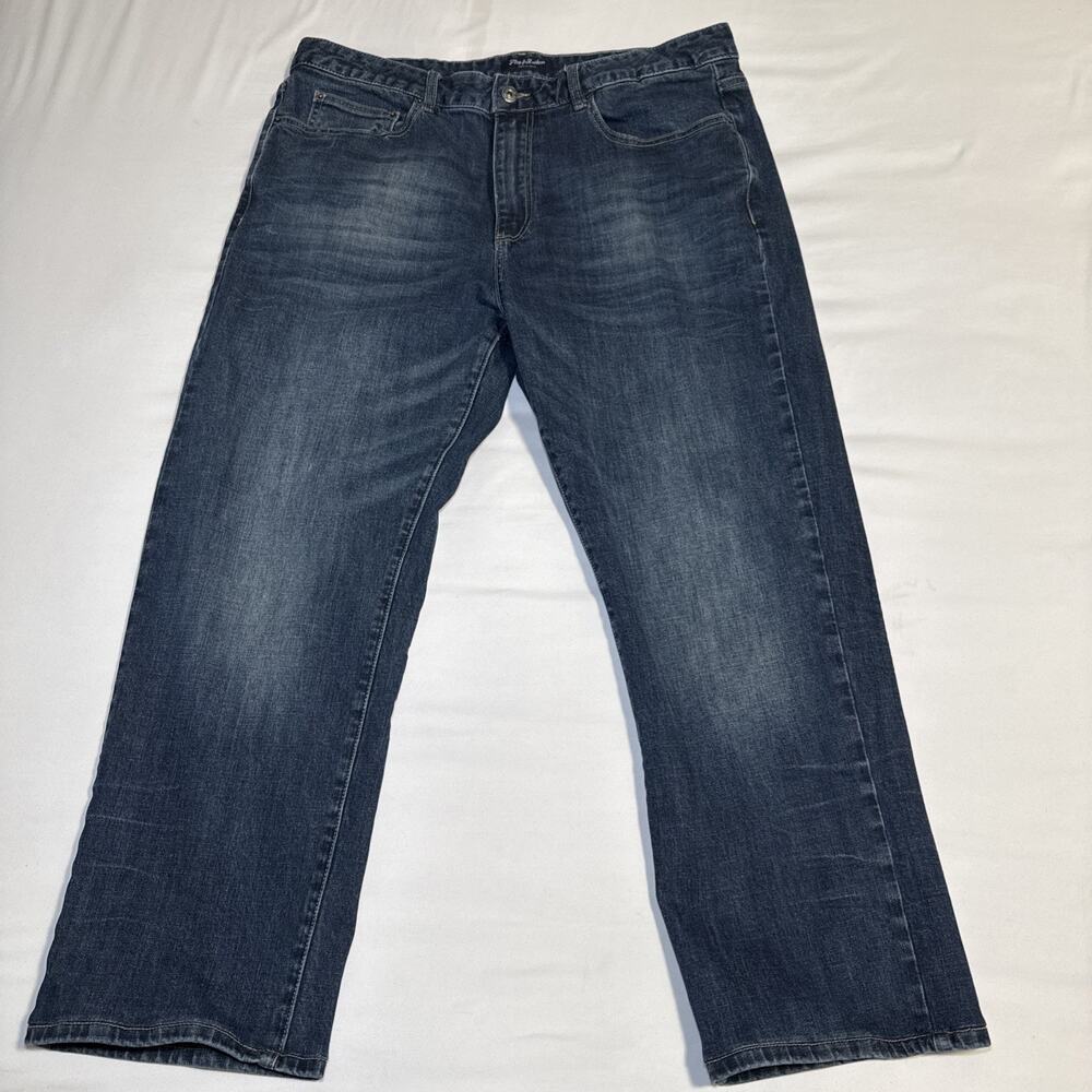 Flag & Anthem Straight Portland Relaxed Jeans Everetts Wash Mens Sz 36x28